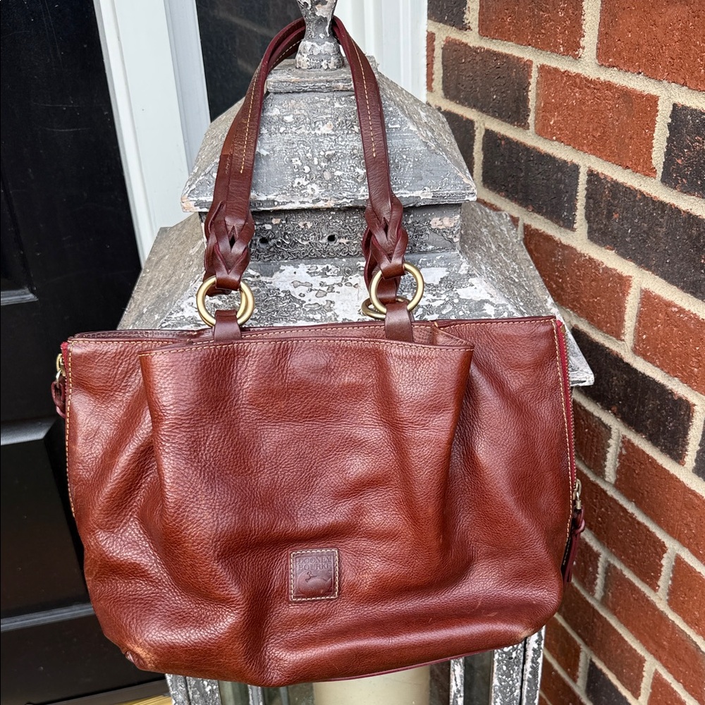 Brown Leather Shoulder Bag